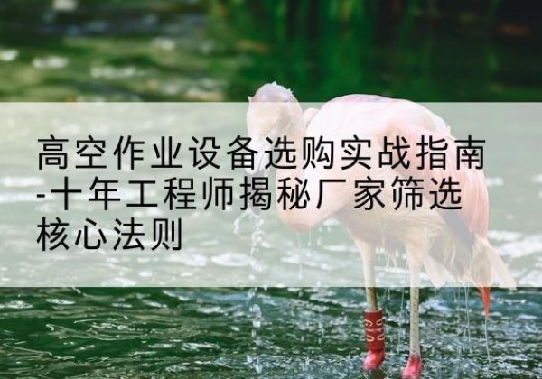富源剪叉式升降机厂家-高空作业设备选购实战指南-十年工程师揭秘厂家筛选核心法则
